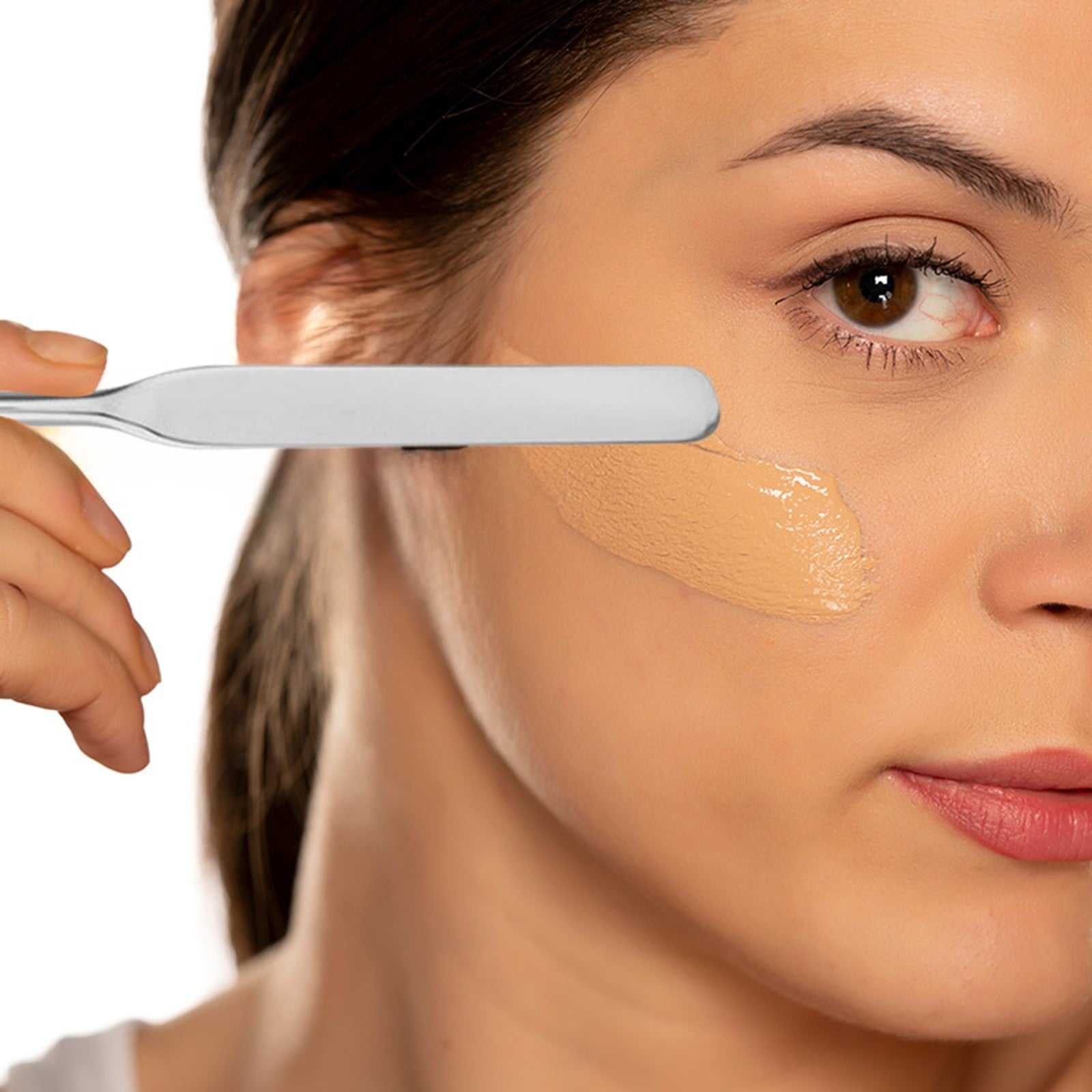 Beauty Tools for Finish Lightweight Makeup Applicators for All Skin Types Effortless Hand Use for Daily Beauty Routine