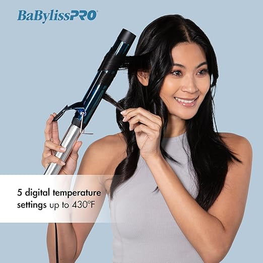 BaBylissPRO Nano Titanium Extended-Barrel 1 1/2" Curling Iron