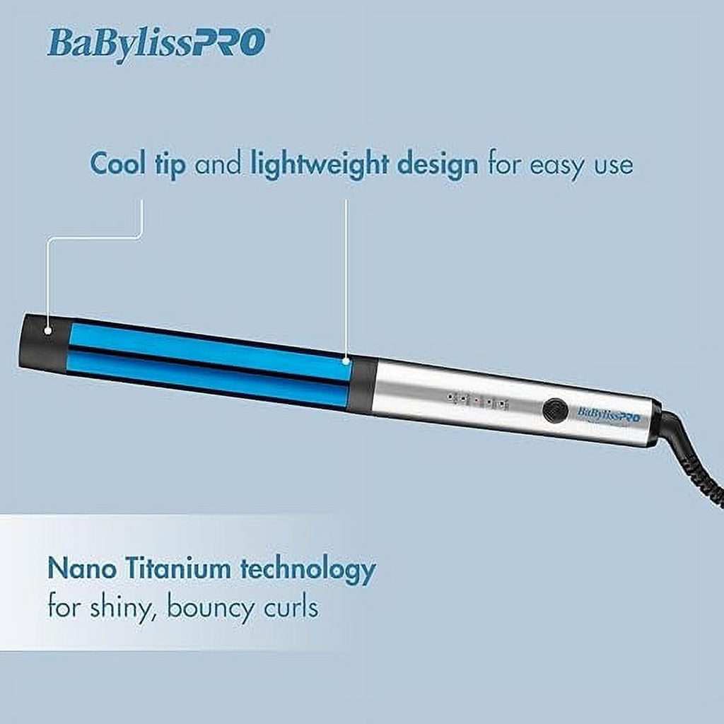 BaBylissPRO Nano Titanium 1 1/4" Curling Iron Wand