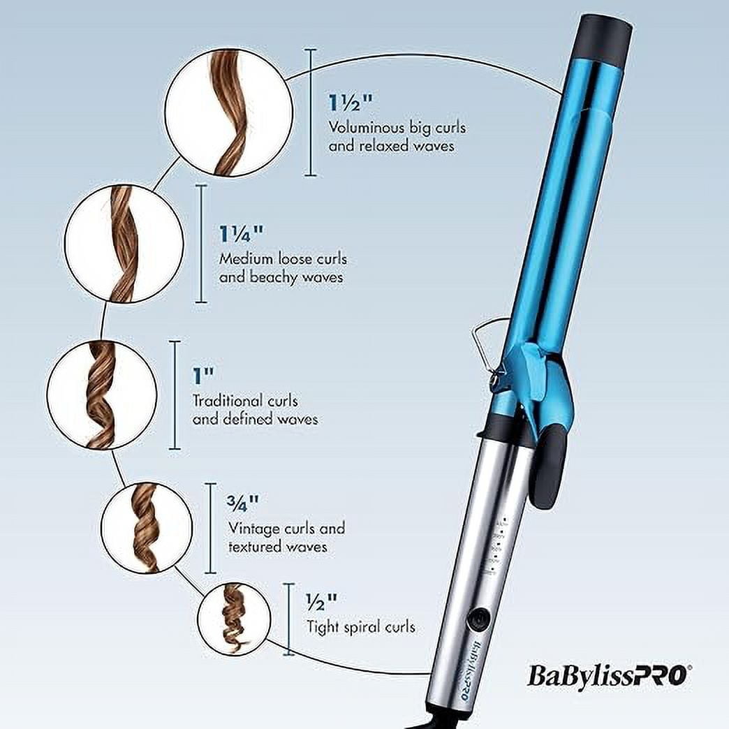 BaBylissPRO Nano Titanium 1 1/4" Curling Iron Wand